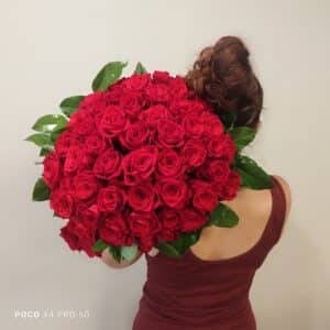 bouquet de 50 roses